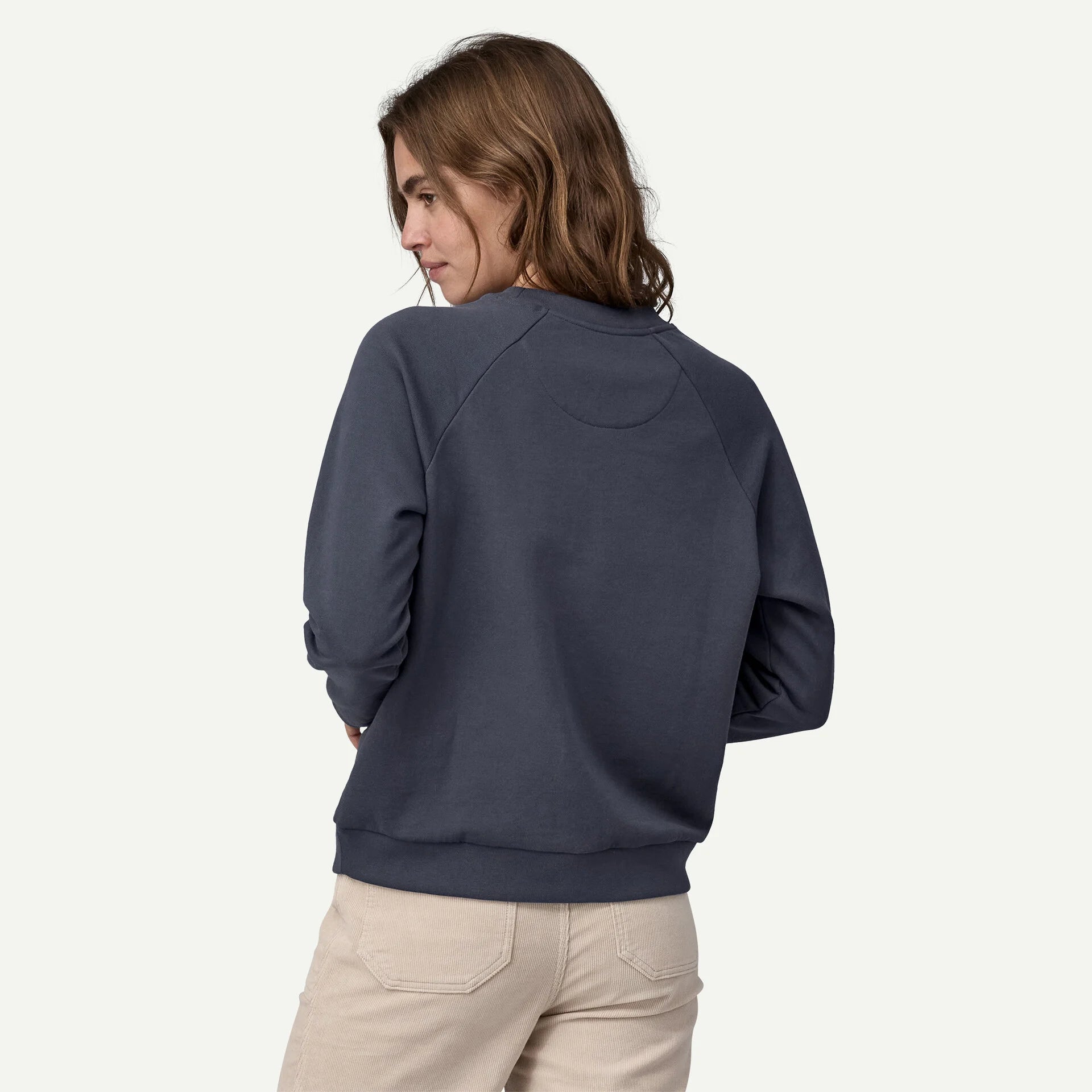 W'S Organic Cotton Sweater - Smolder Blue