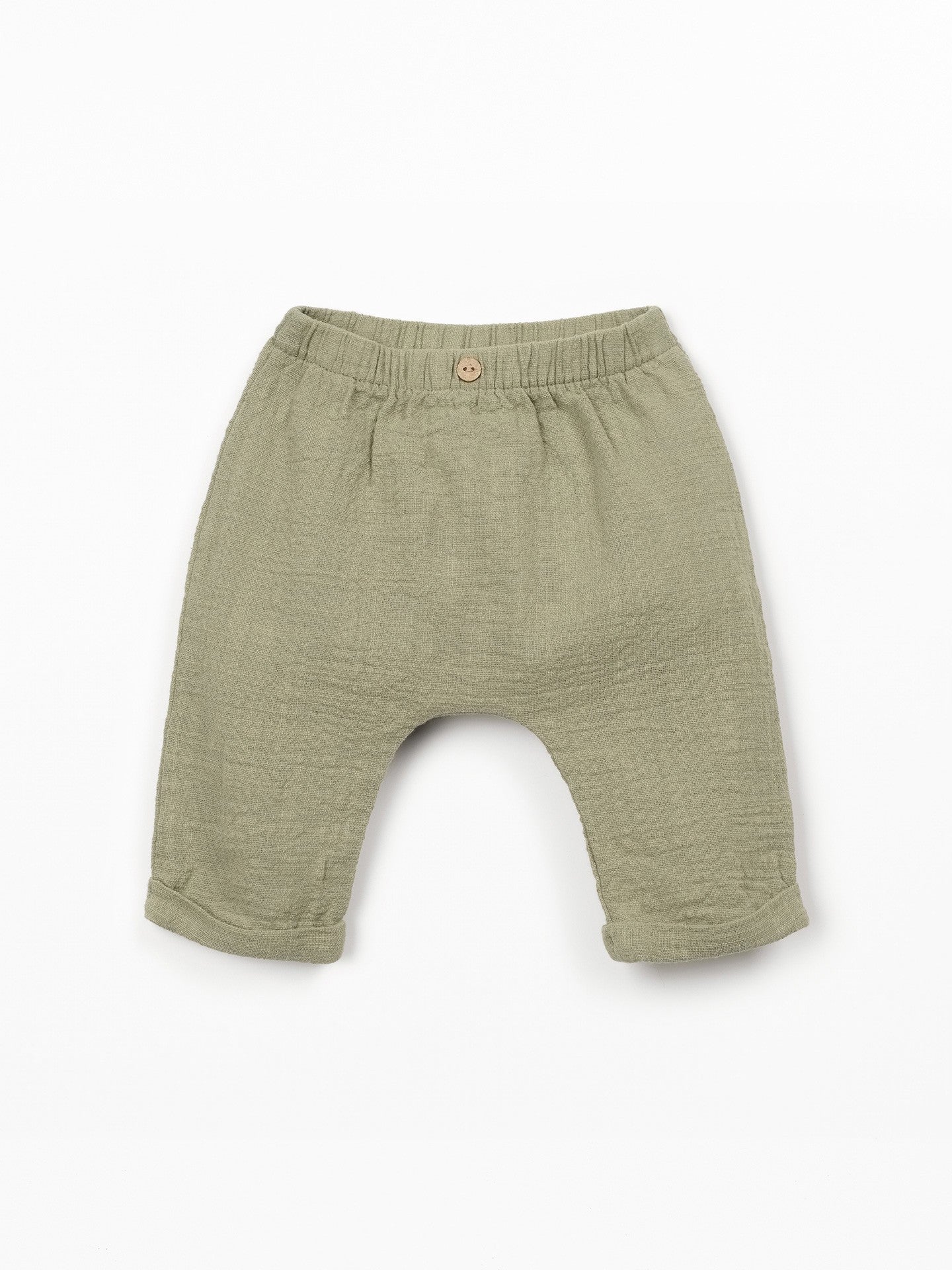 Baby Cotton Trousers - Khaki