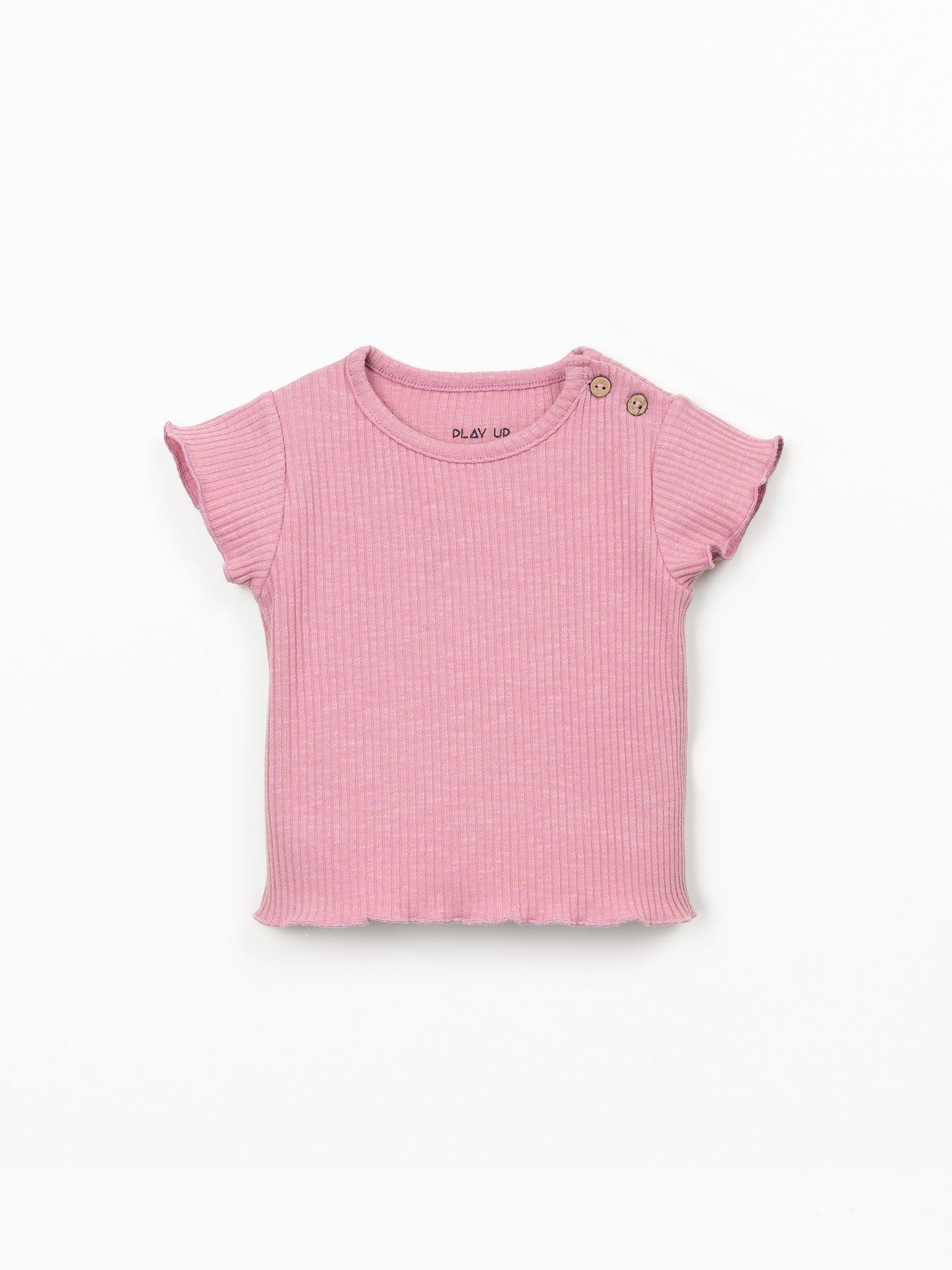 Baby Rib T-Shirt - Rosa
