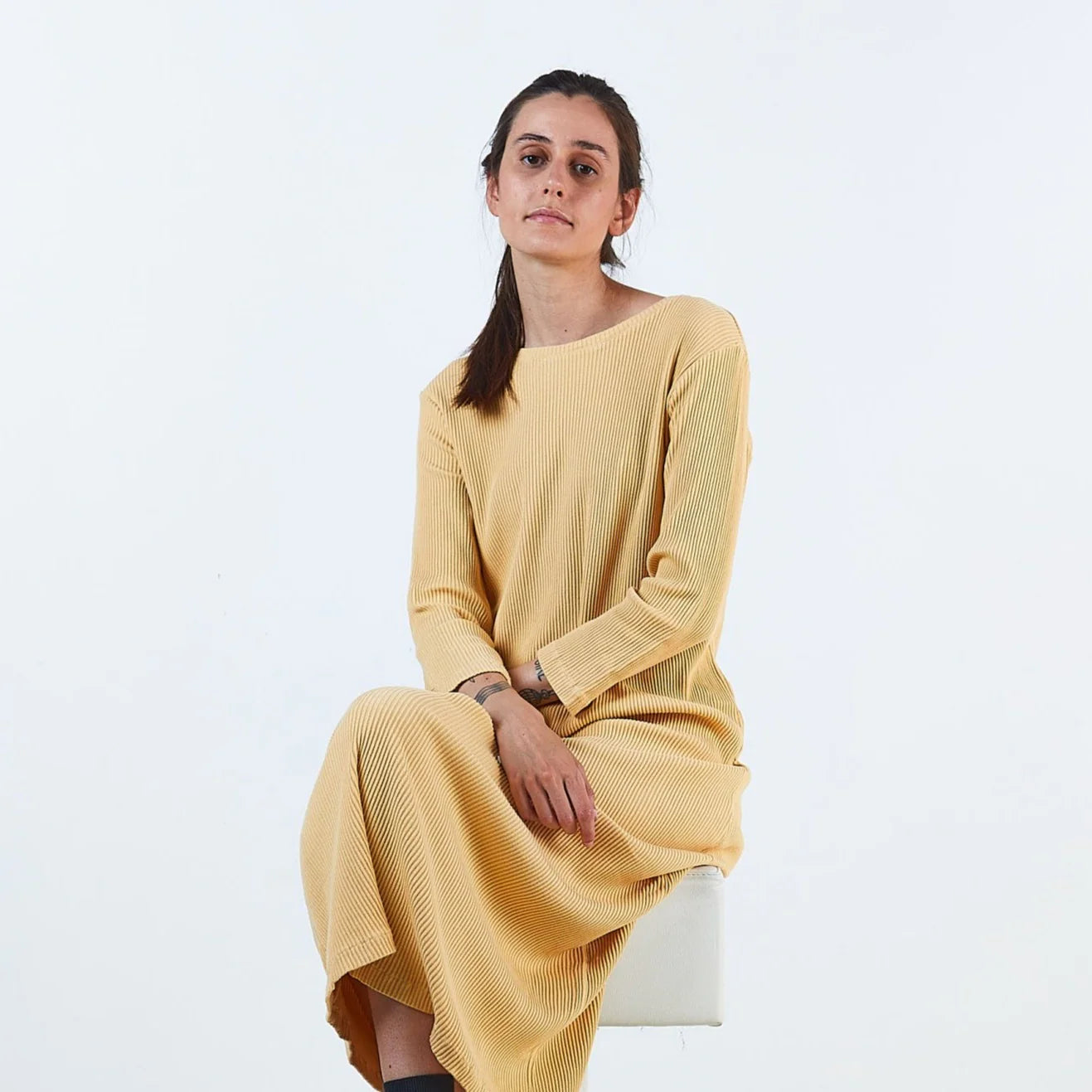 Geripptes Kleid - Sahara Sun