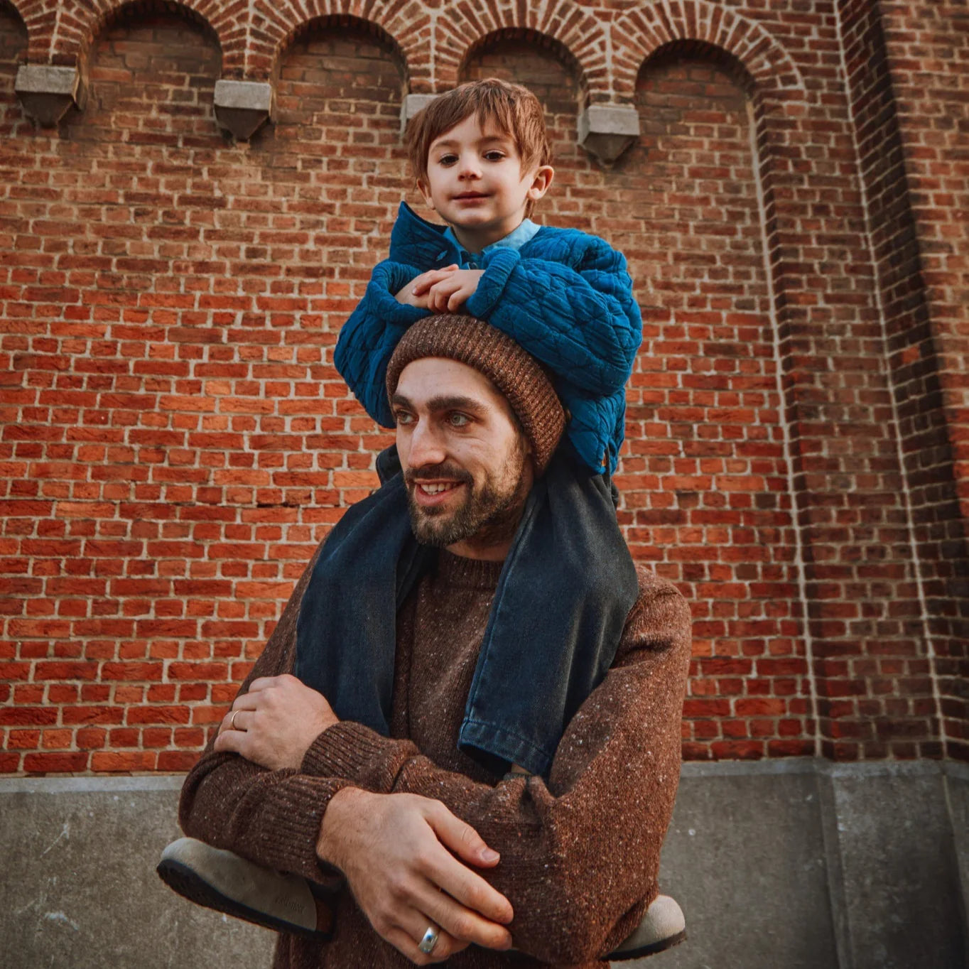 Wool Beanie - Speckled Chocolate