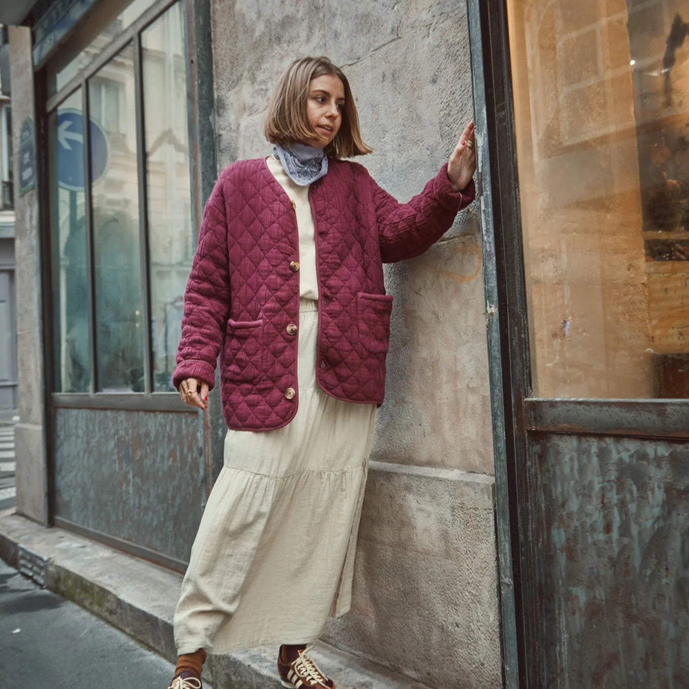 Steppjacke Millet - Red