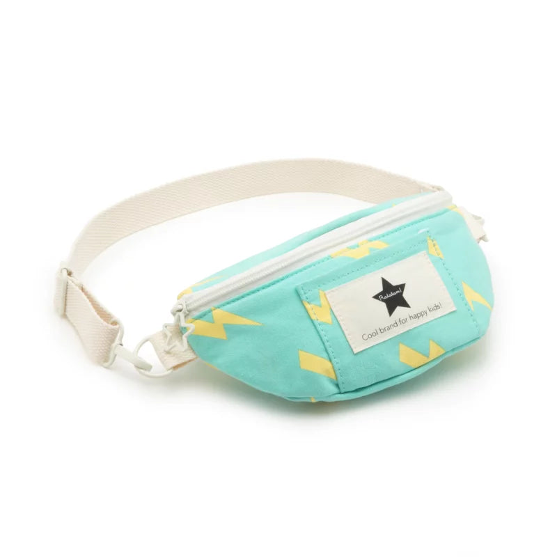 Mini Bauchtasche - Blitz - Blau&Gelb