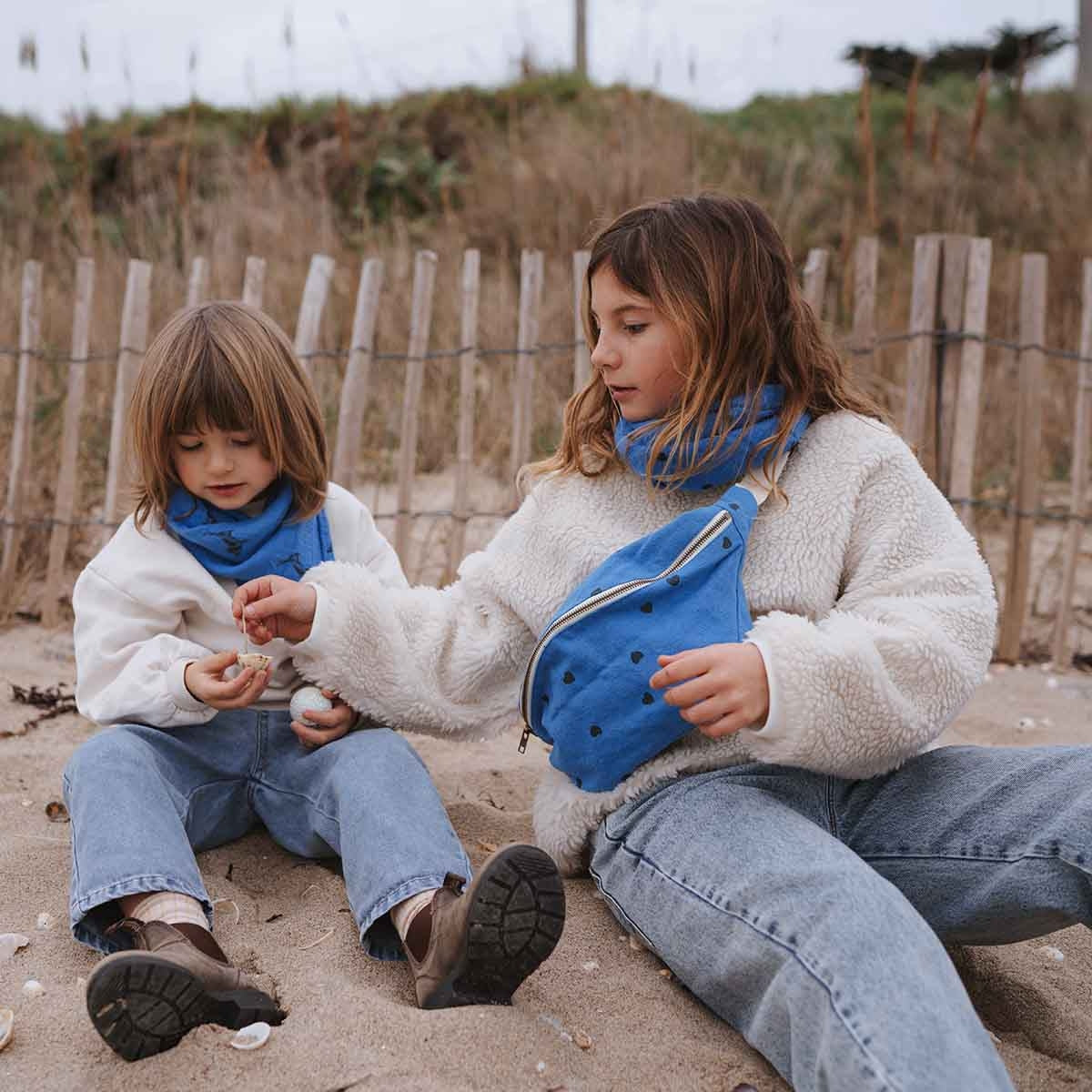 Gürteltasche Banana Heart - Blue