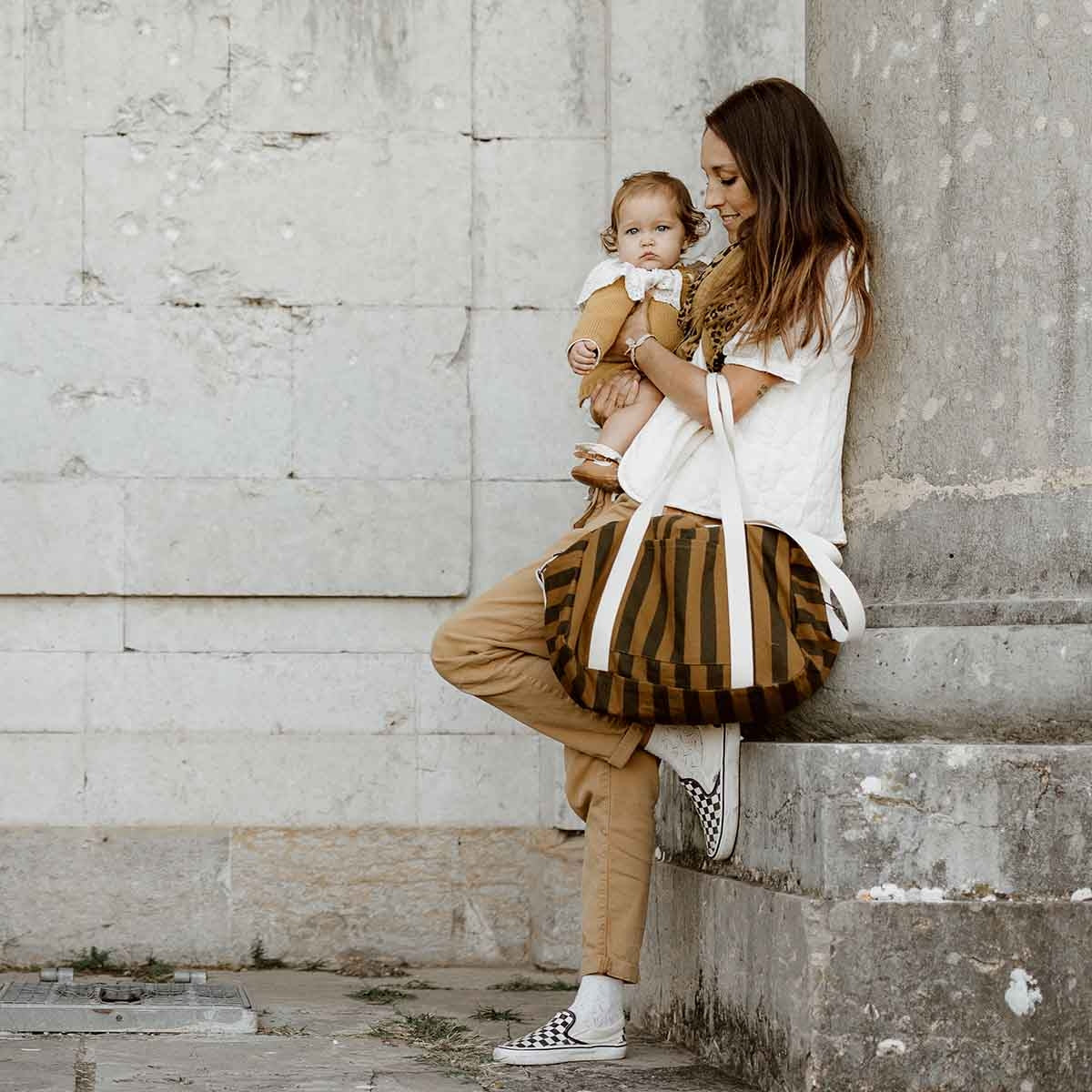 Tasche Raphael Streifen - Cumin