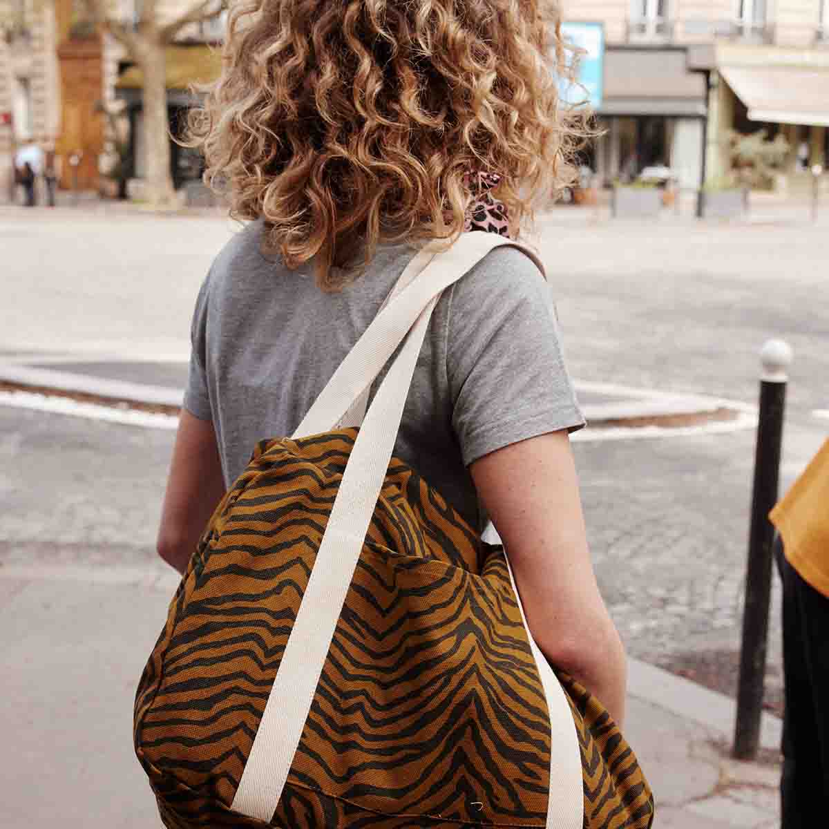 Tasche Raphael Zebra - Tapenade