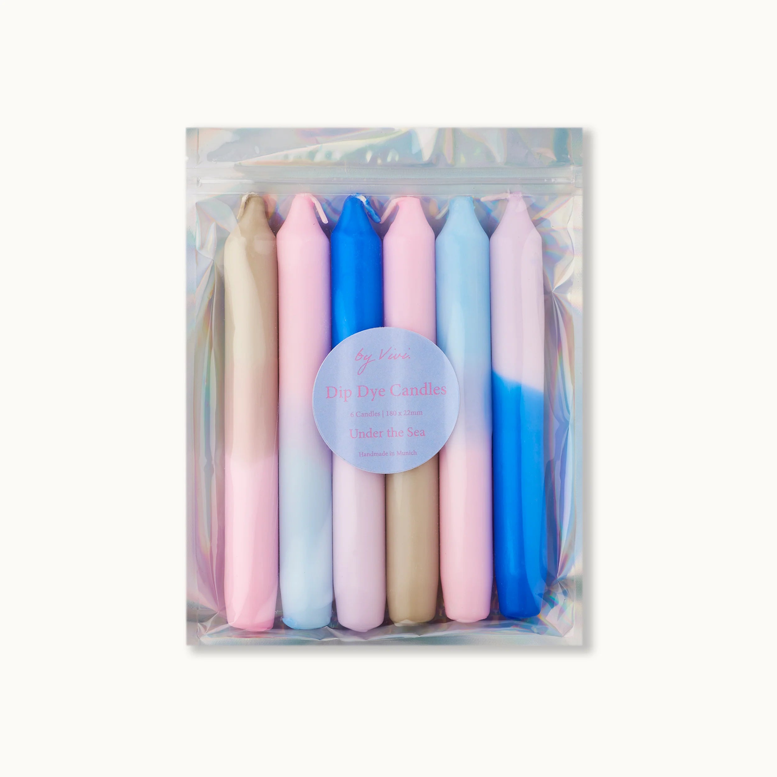 Dip Dye Kerzenset - Under the Sea