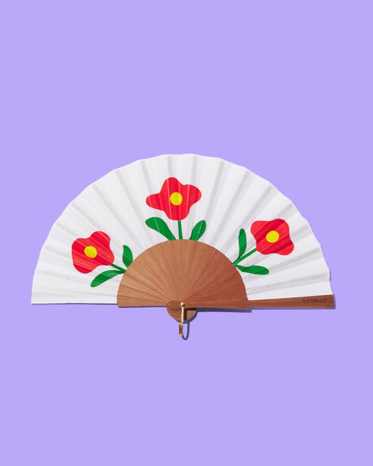 Fan - Wild Poppies