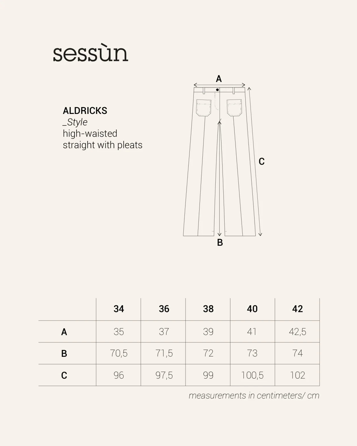 Aldricks Hose - Blue Print