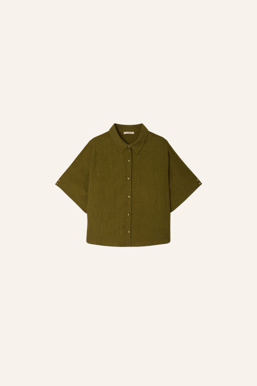 Kalya Hemd - Agave Green