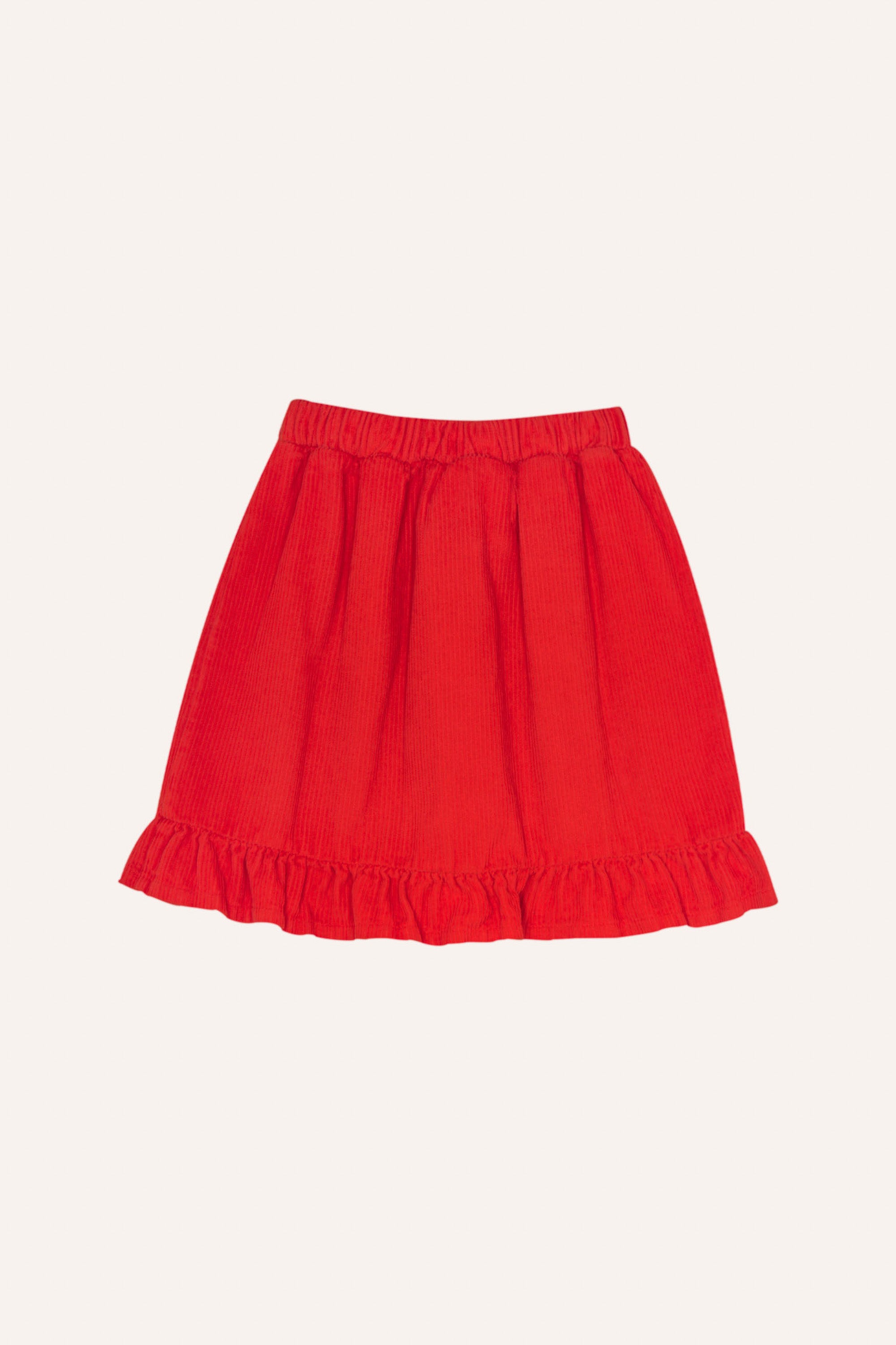 Corduroy Skirt - Red