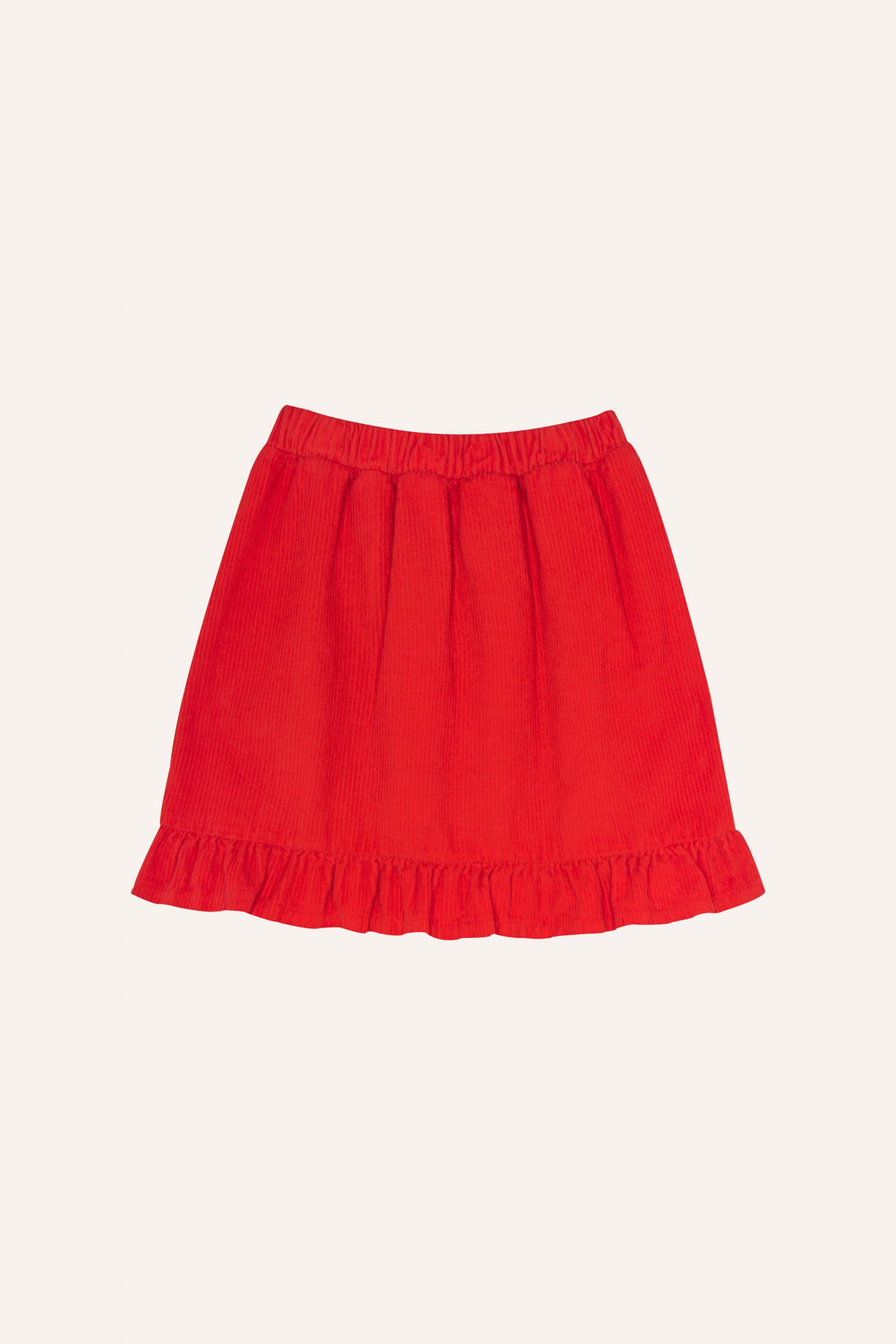 Corduroy Skirt - Red