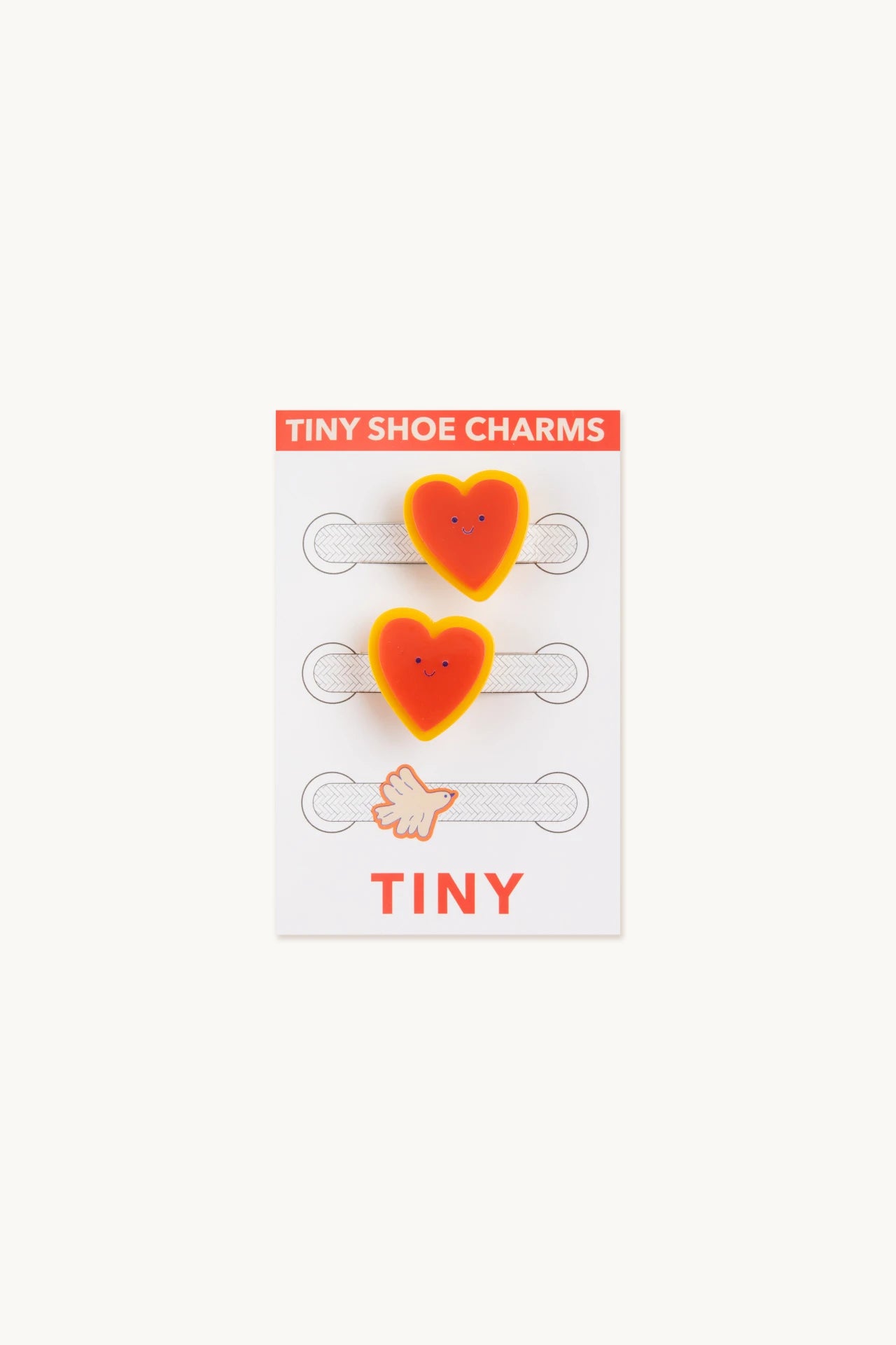 Heart Shoe Charm - Summer Red