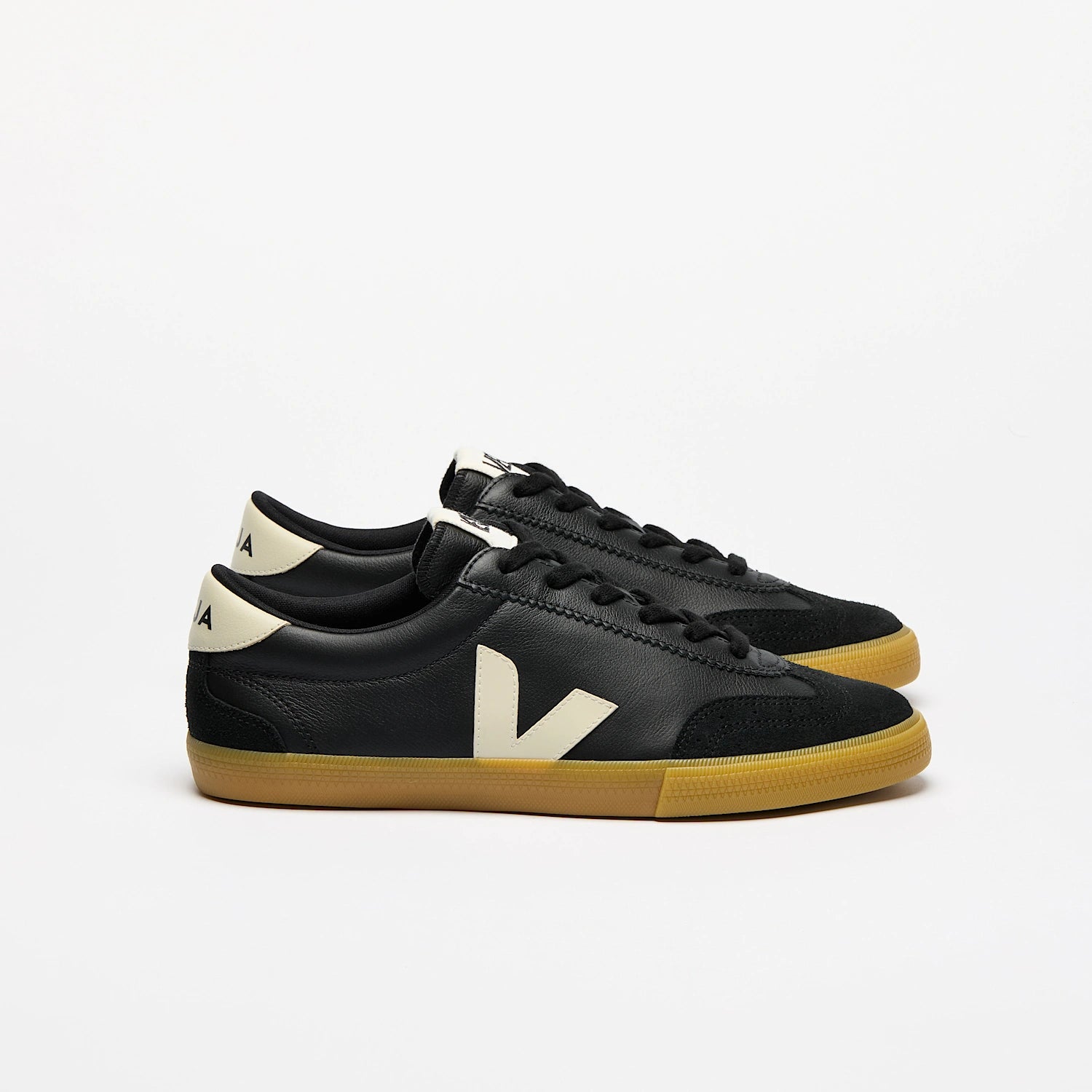Volley O.T. Leather - Black Pierre