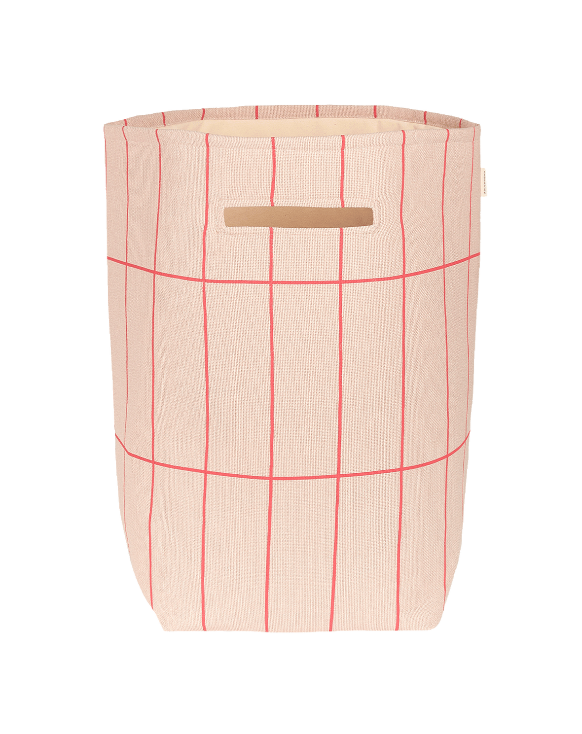 Vibes Large Korb - Pink Red Grid