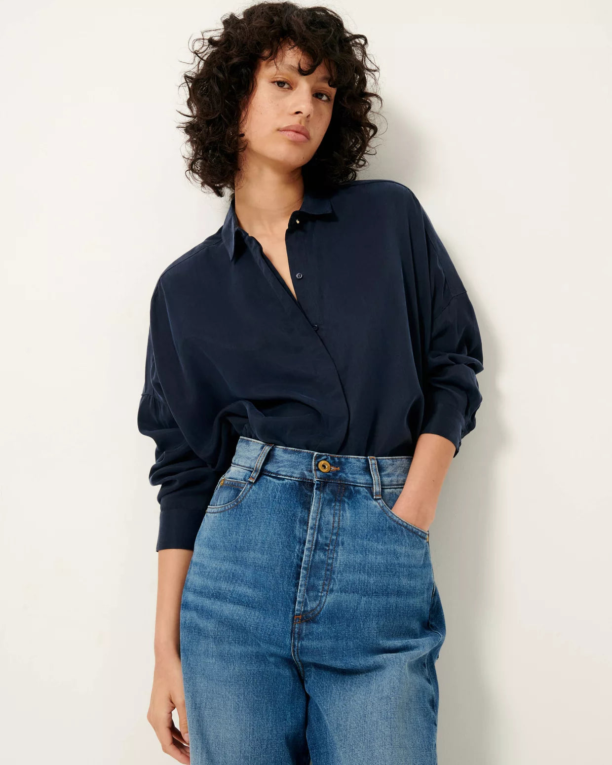 Lady D Hemd – Navy