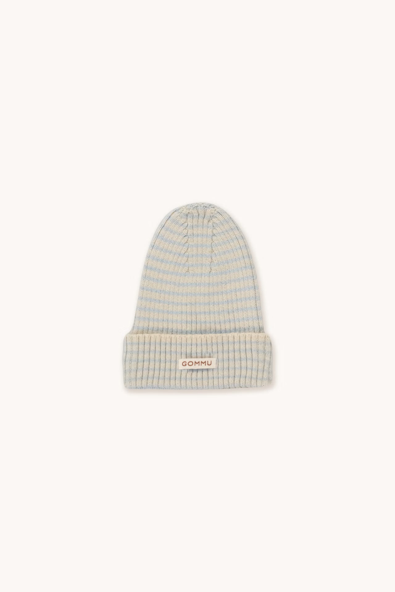 French Stripes Beanie - Hellblau