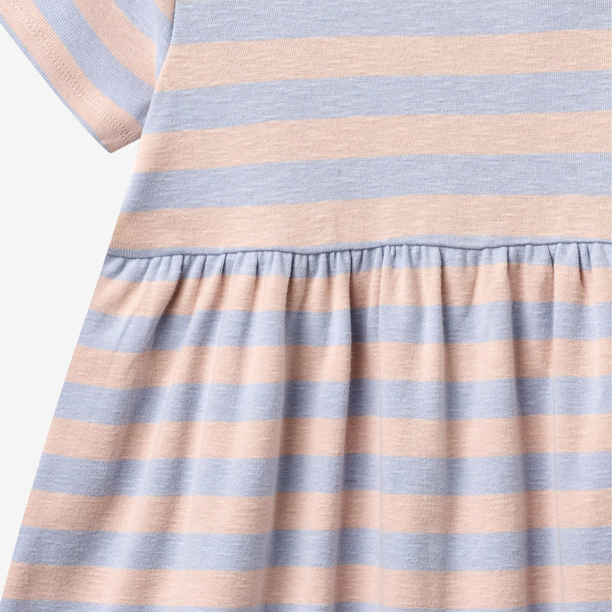 Anna Jersey Dress - Powder Stripe