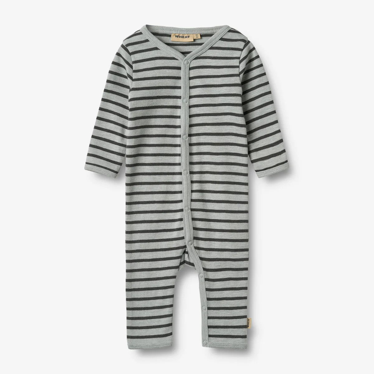 Jumpsuit L/S Dusty - Soft Blue Stripe