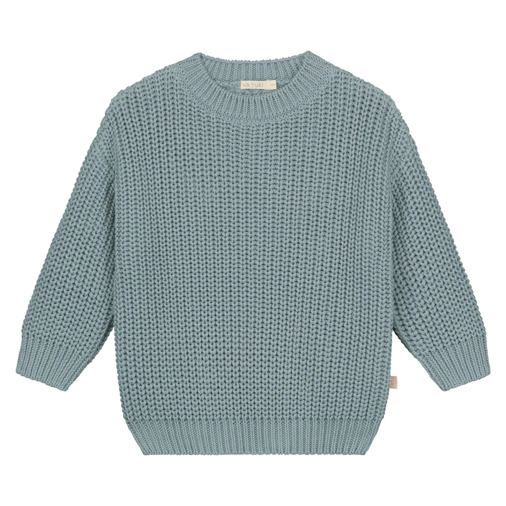 Chunky Knit Sweater - Ocean