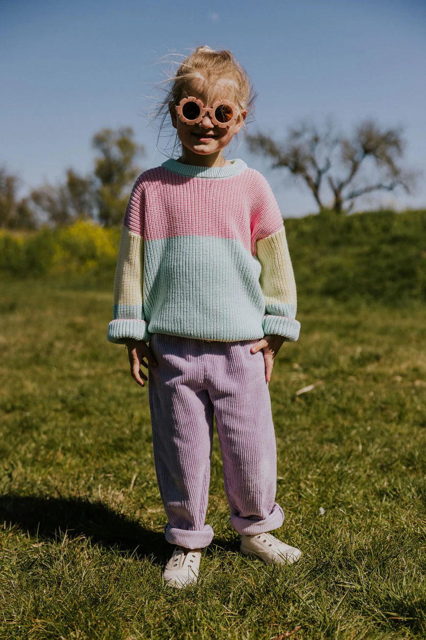 Color Block Sweater - Sticky Candy