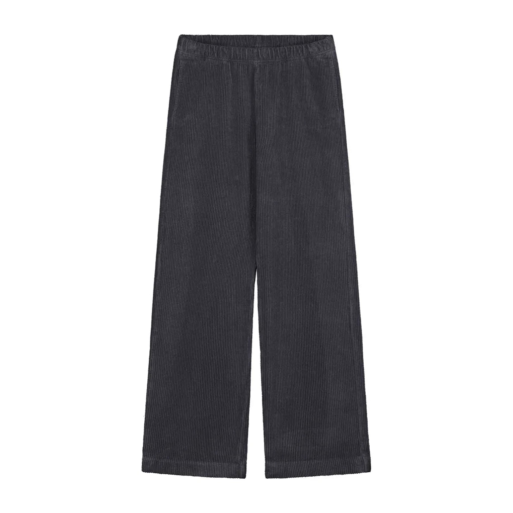 W's Trousers Beau Corduroy - Charcoal