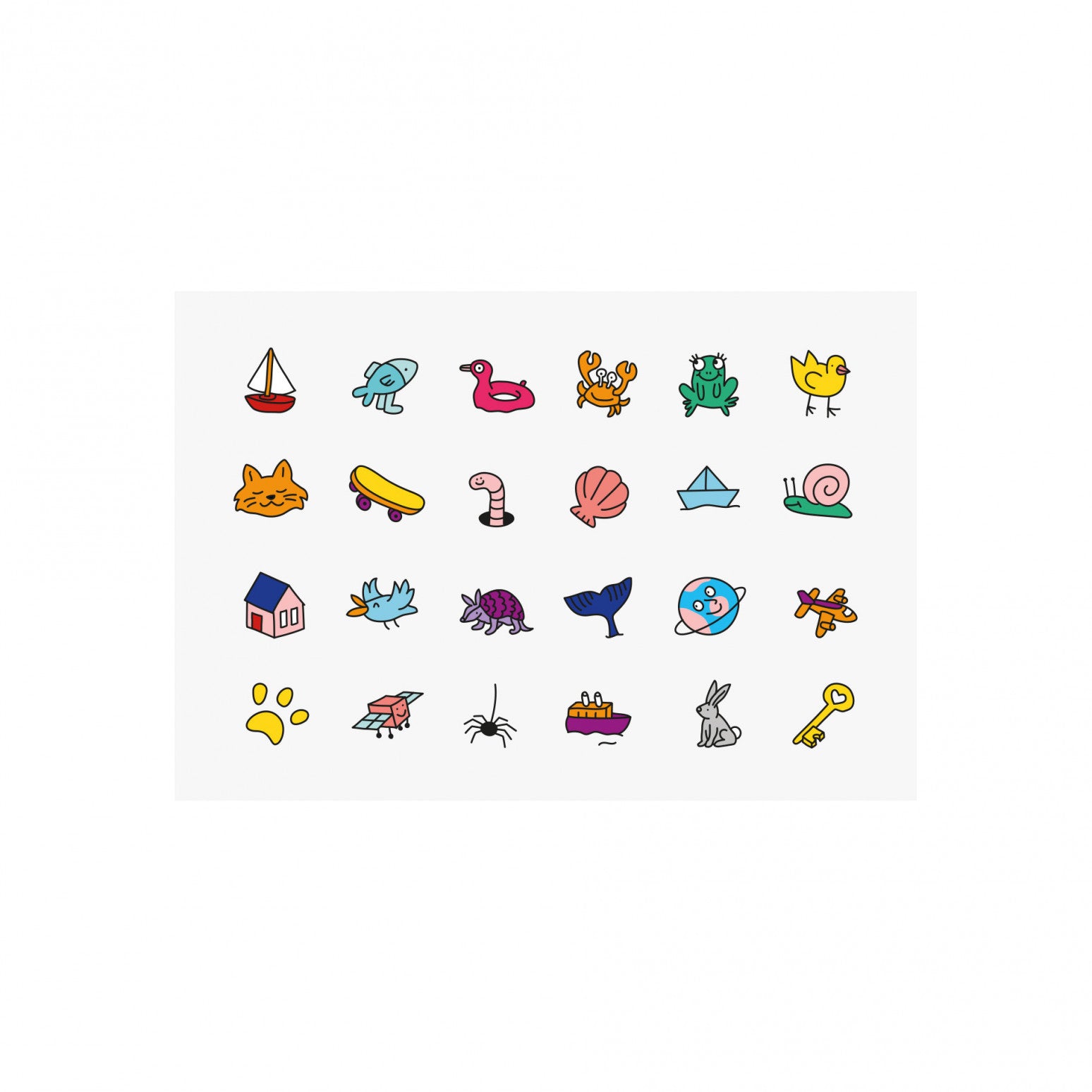 Kinder-Nagellack Set CRAC, 2 Nagellacke und Sticker