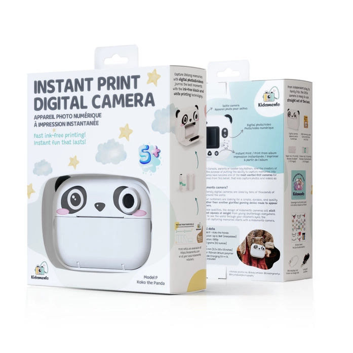 Koko the Panda - Sofortdruck-Digitalkamera für Kinder - Modell P