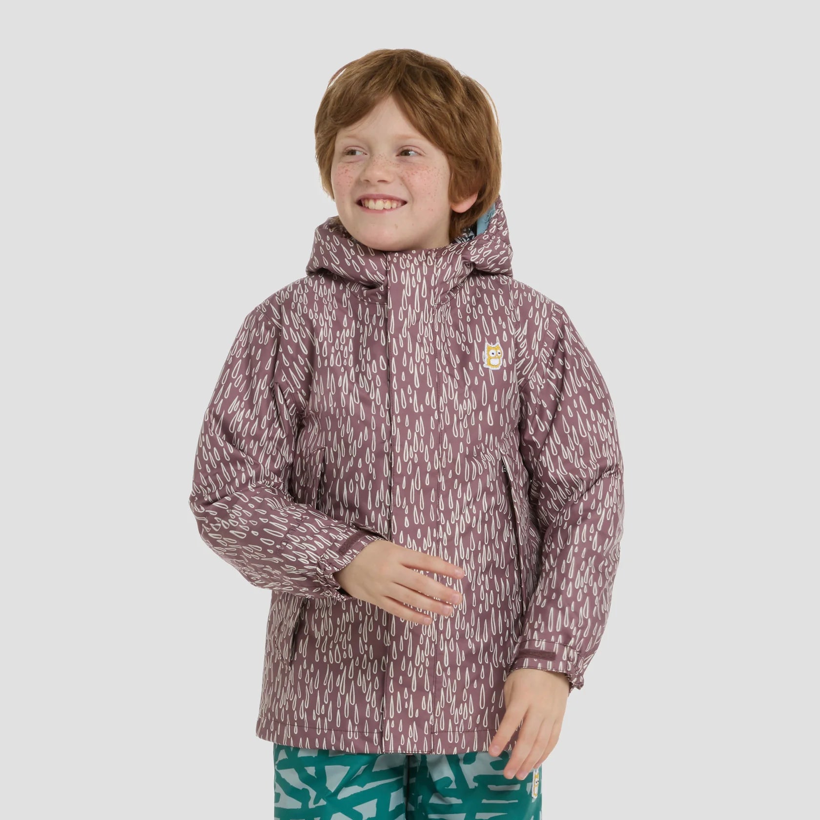 Chip Rain Jacket Twine - Mauve