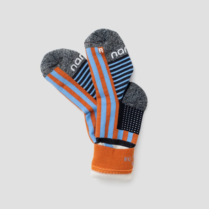 Gusto Merino Wandersocken - Autumn Sky / Almond