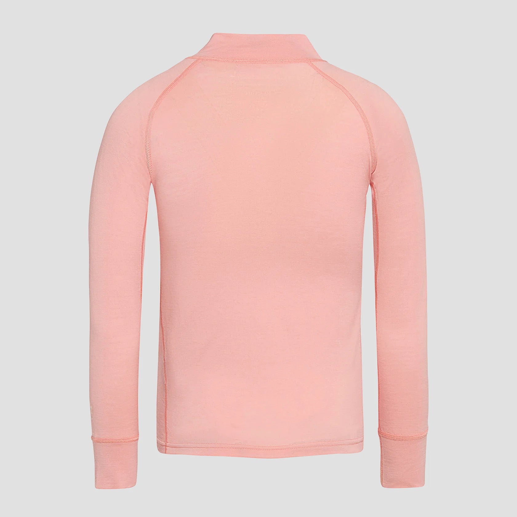 Merino Zip Longsleeve Rose