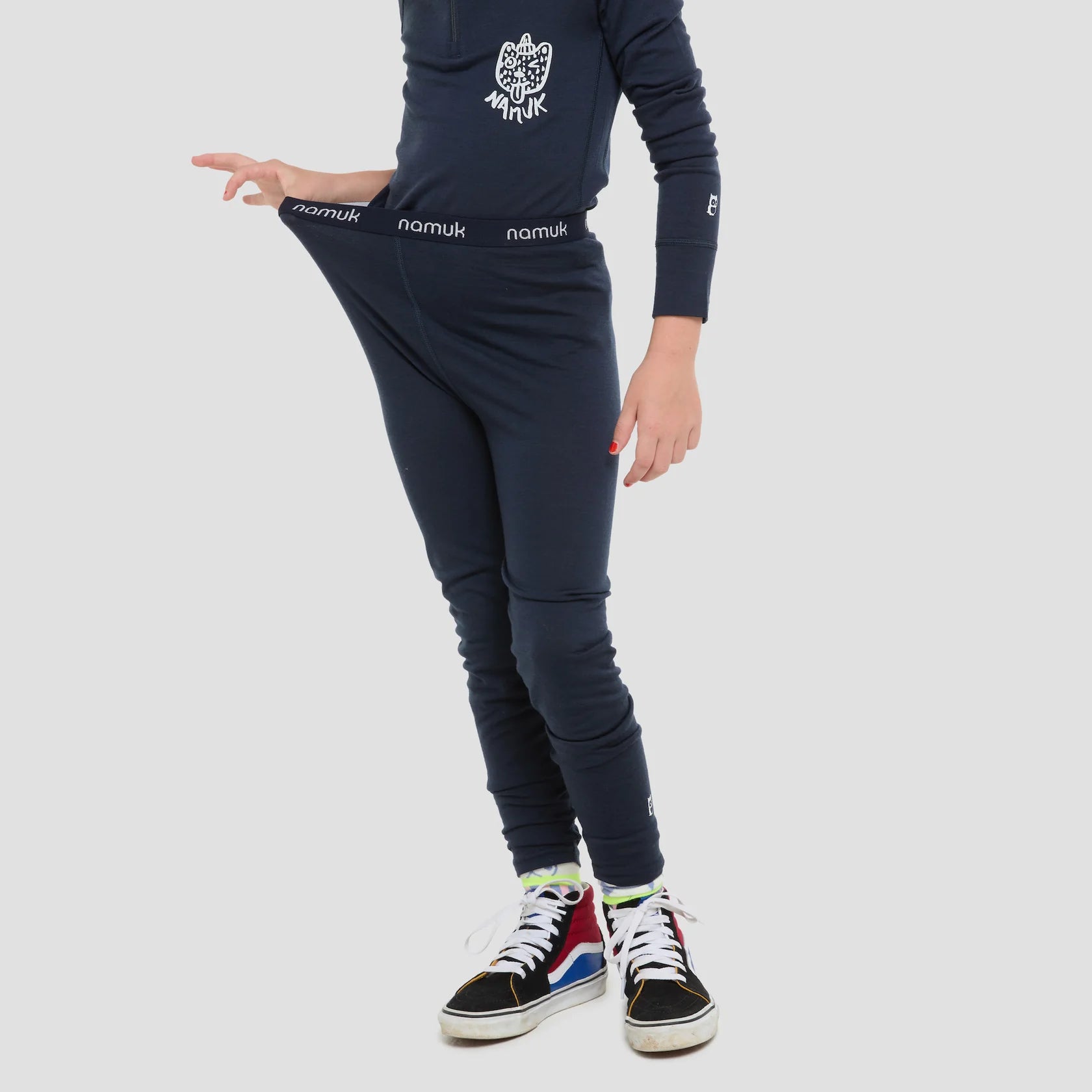 Sova Merino Leggings - Navy