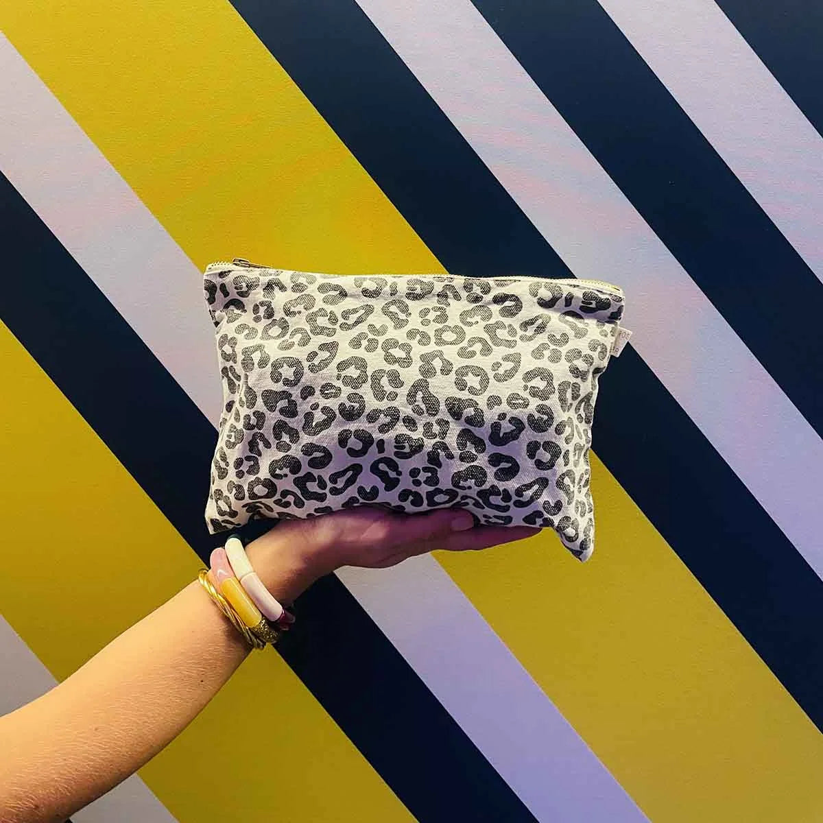 Pouch Lili Leopard - Greige