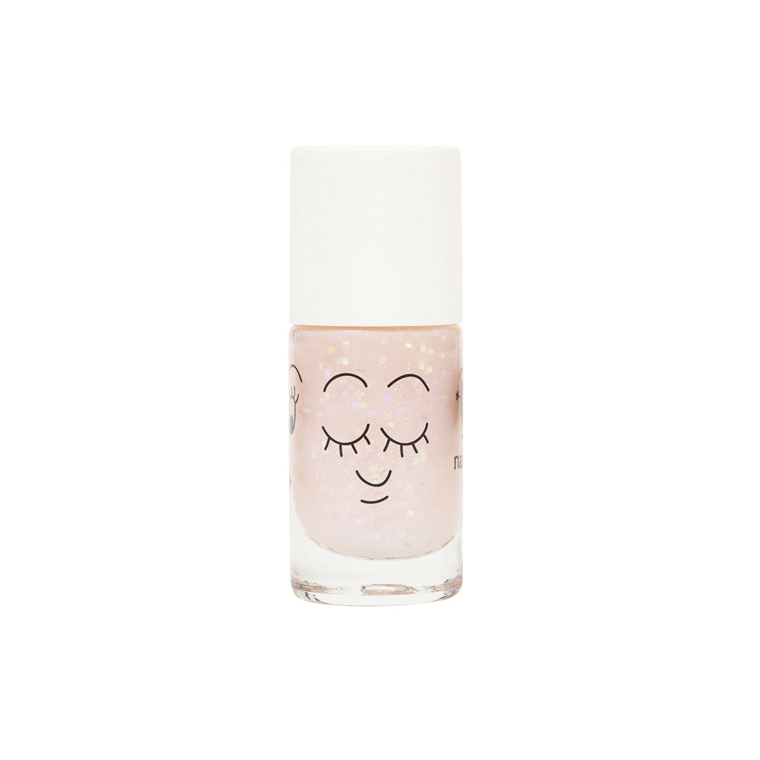 Kinder-Nagellack Polly - Clear Pink Glitter