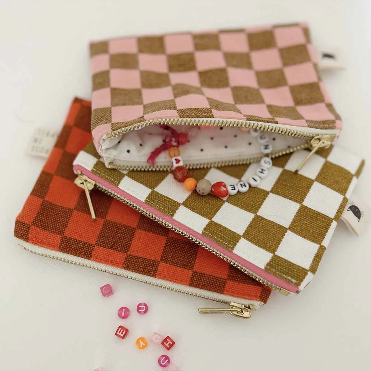 Purse Marie - Damier Strawberry