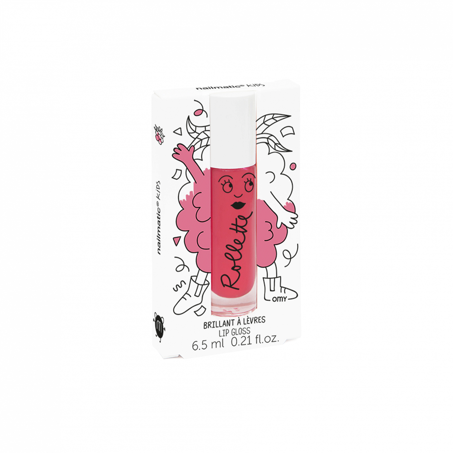 Lipgloss Rasperry Rollette mit Blaubeerduft - Transparent