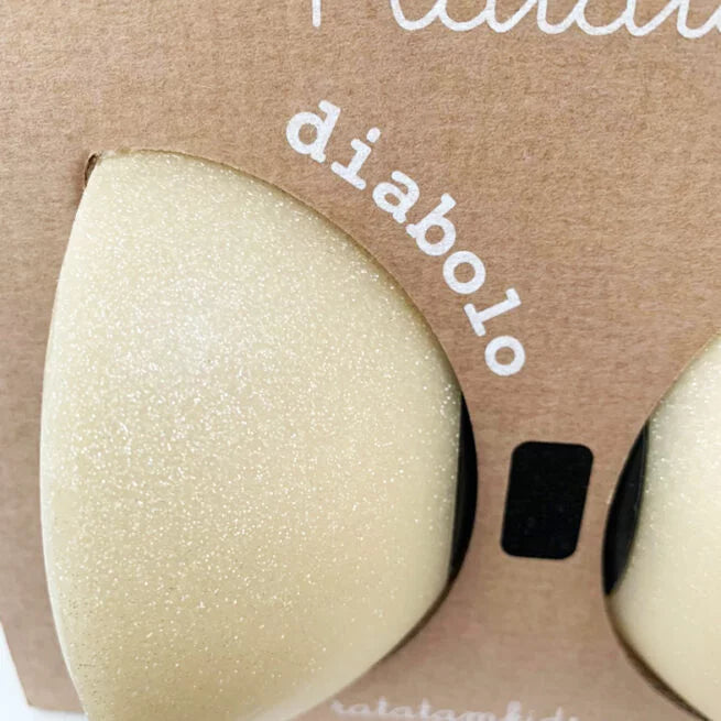 Diabolo - Glitzer Weiss