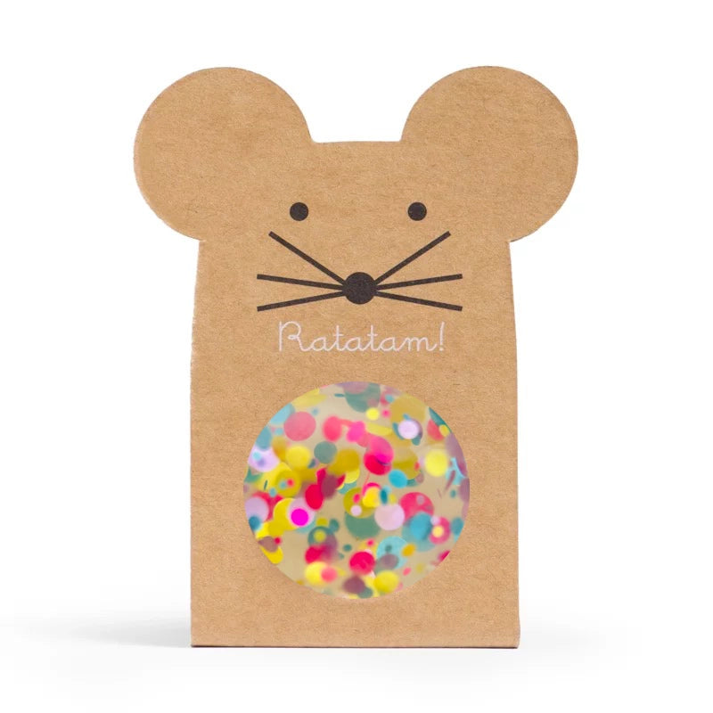 Konfetti Springball Gelb - 43mm