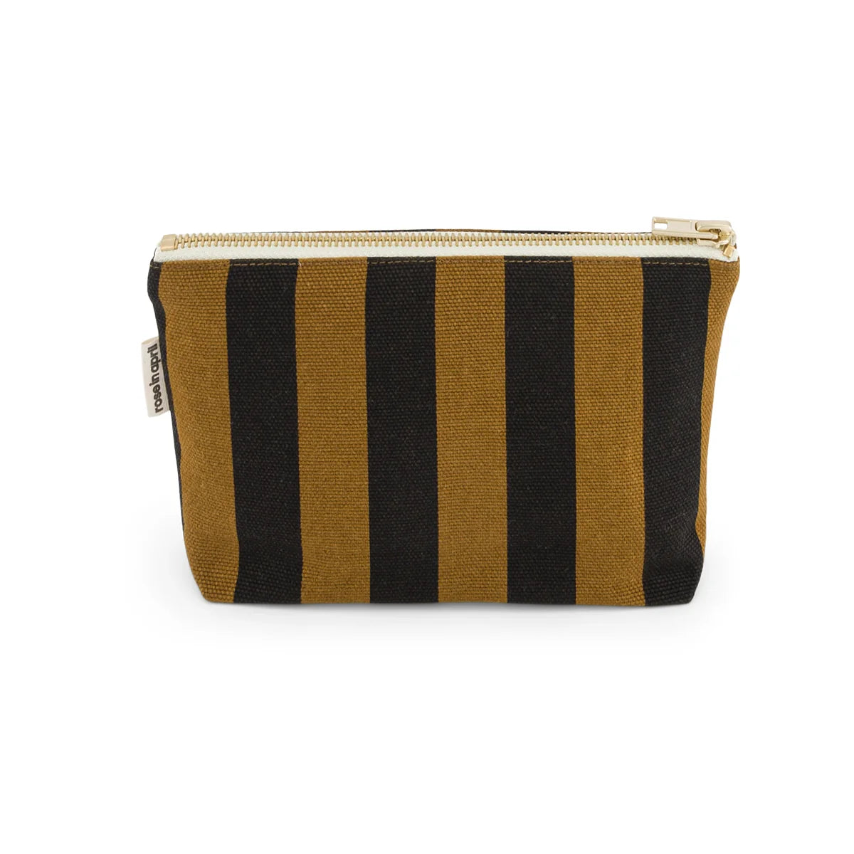 Pouch Sofia - Stripes Cumin / Black