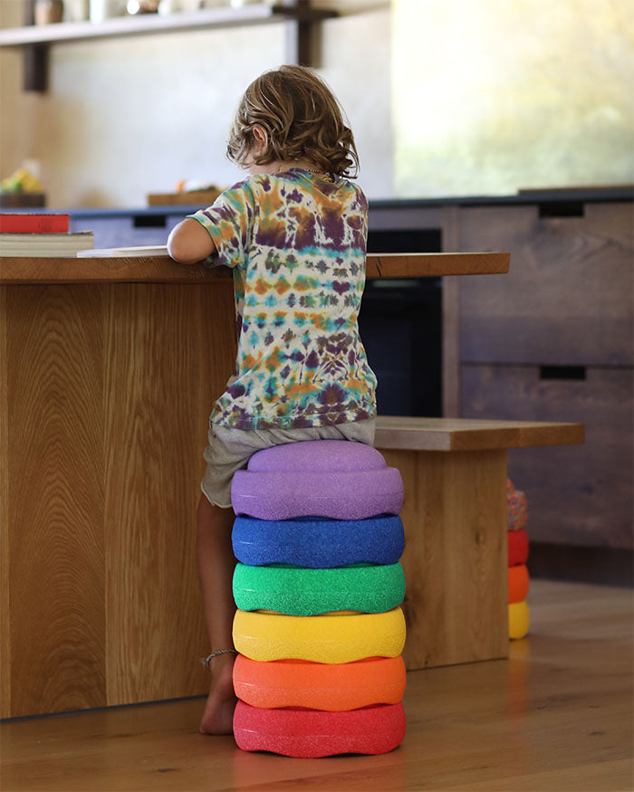 Stapelstein 6er Set Rainbow Classic