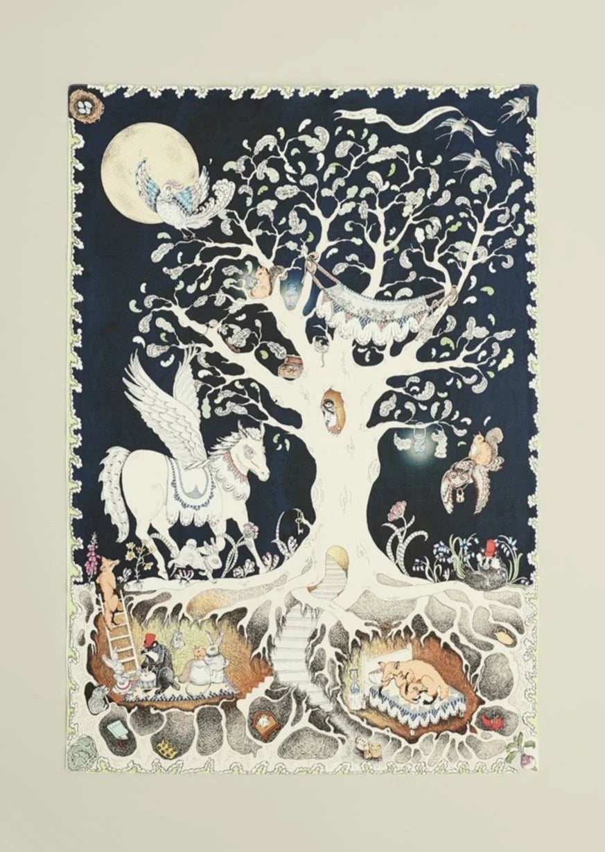 Baby Muslin Swaddle 70x100 - Enchanted Forest