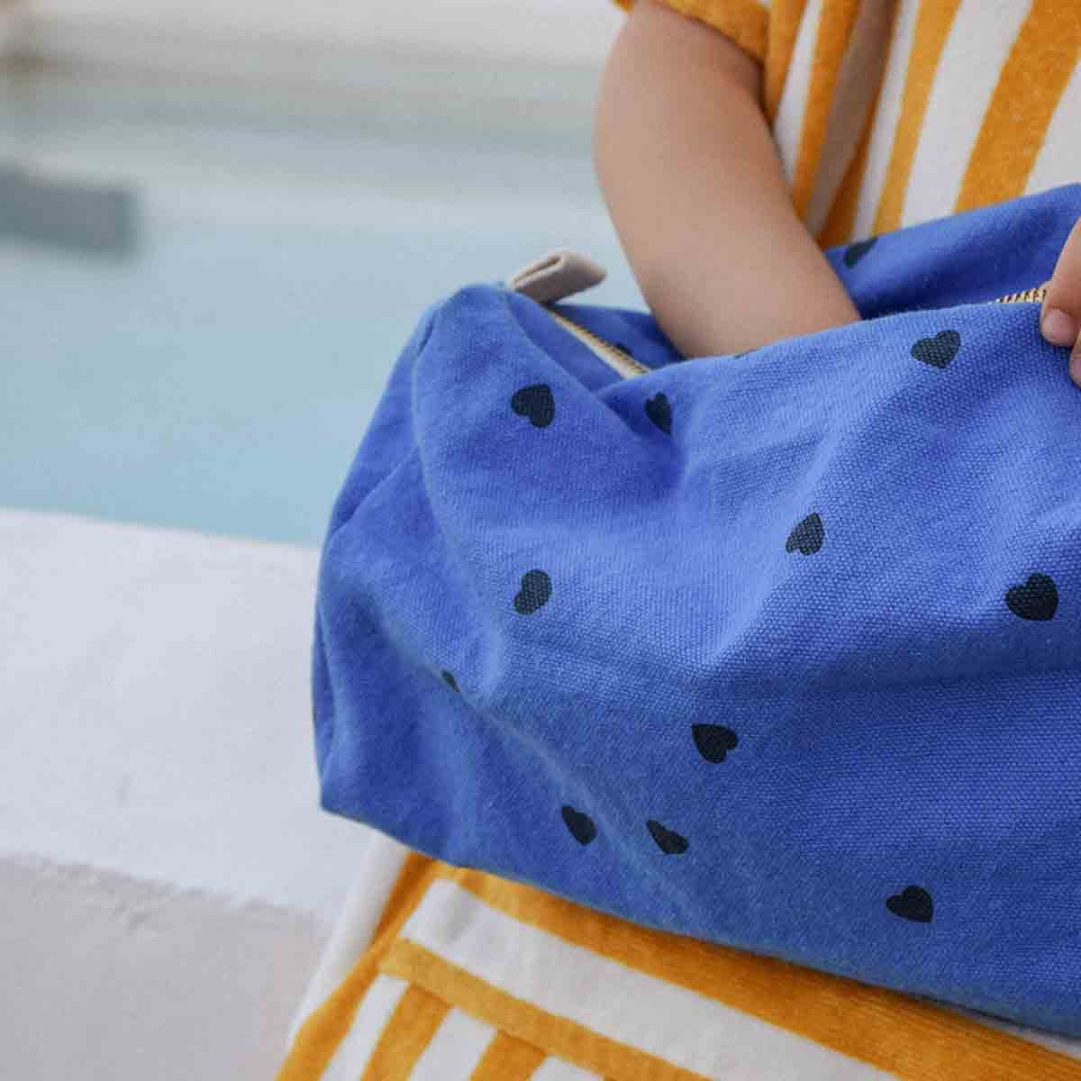 Pouch Vic Heart - Blue