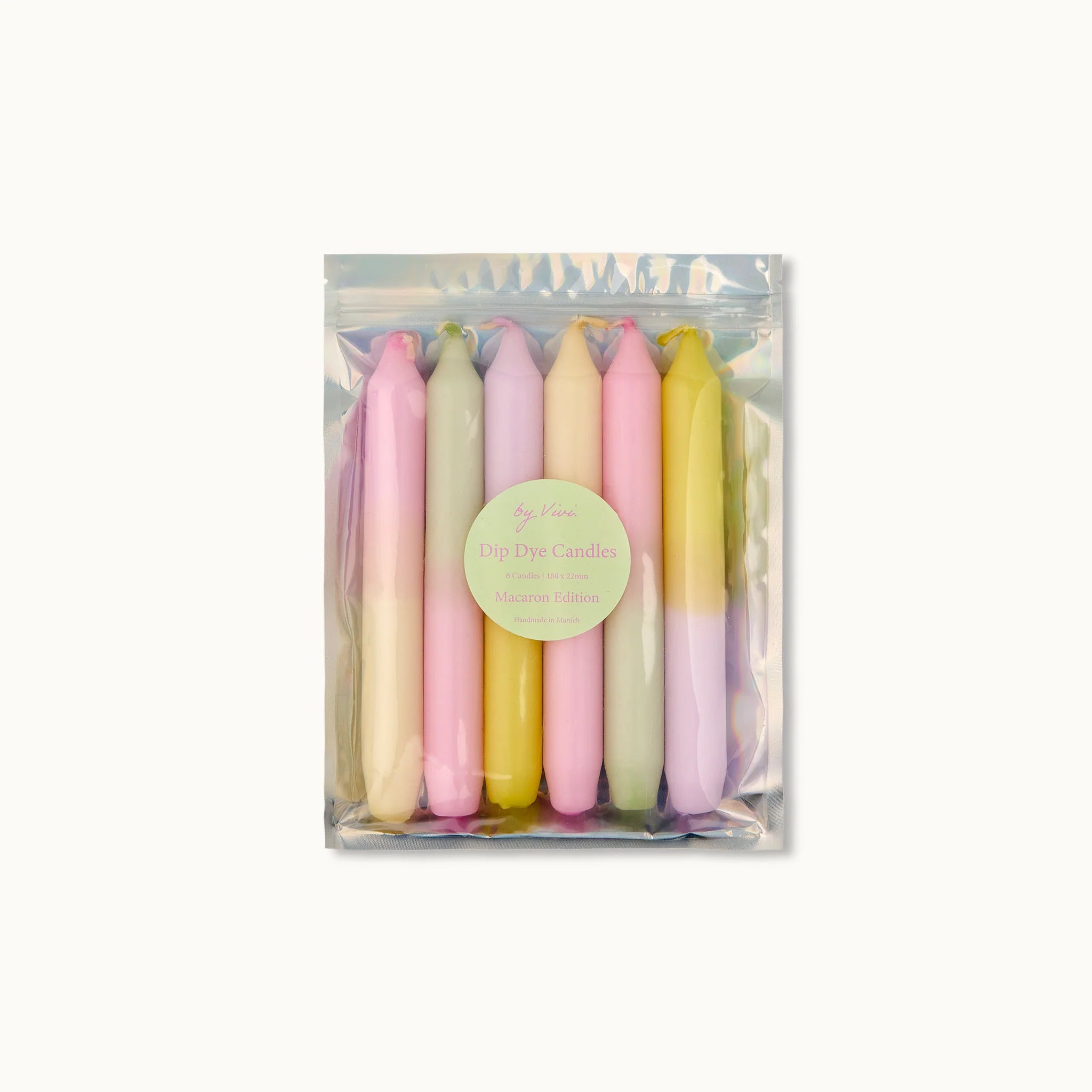 Dip Dye Kerzenset - Macaron Edition