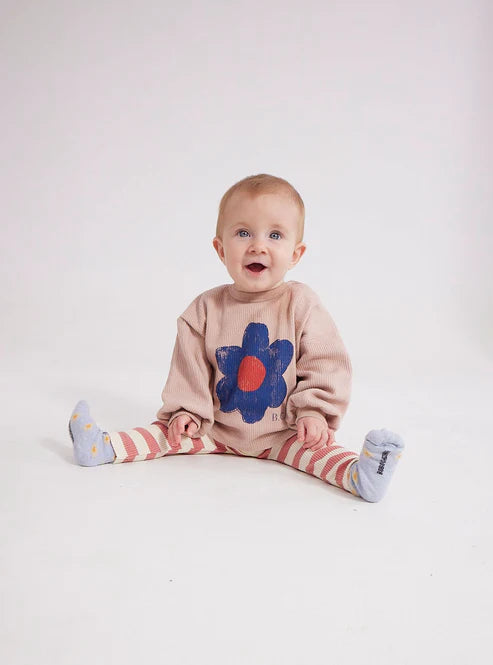 Baby Maroon Stripes Leggings