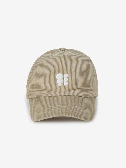 Embroidered Corduroy Cap