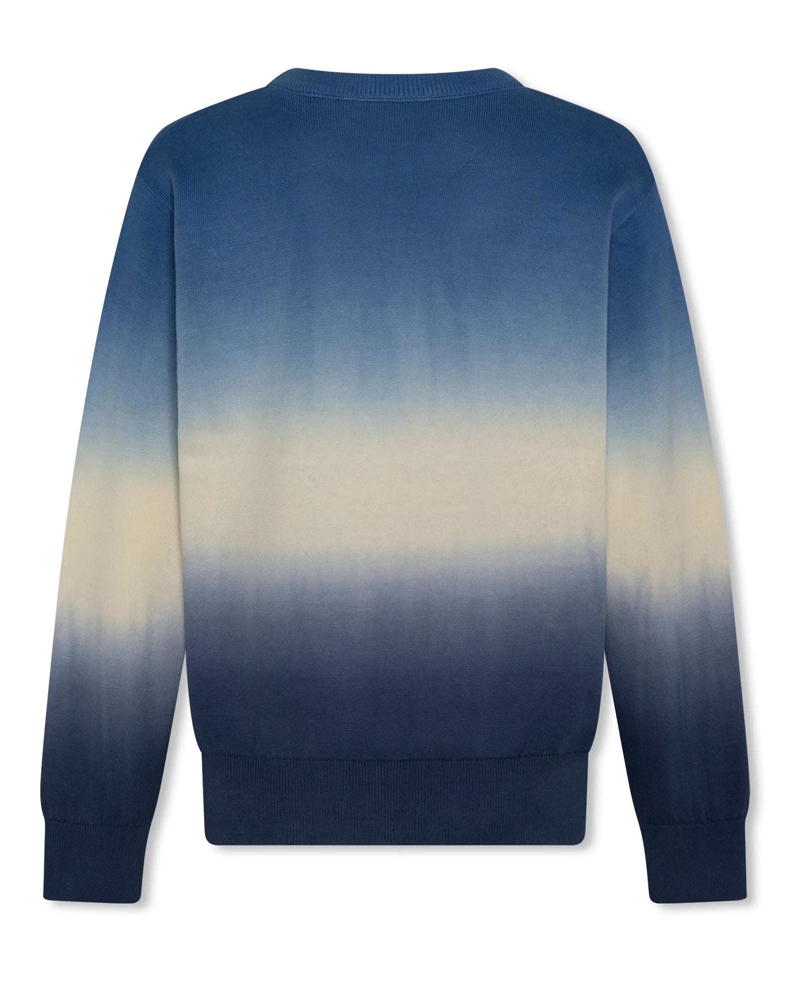Akan C-Neck Degrade Sweater - Stone Blue