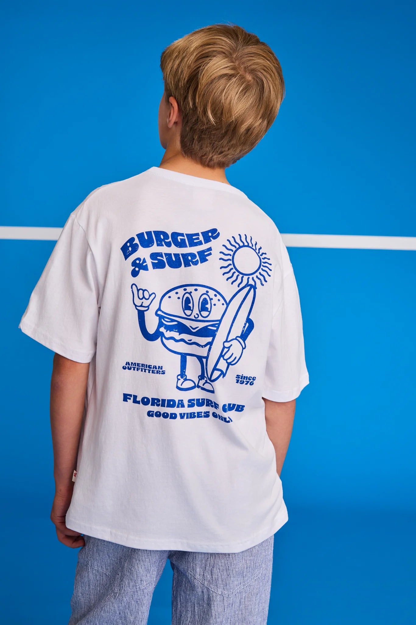 Silas T-shirt Burger - White