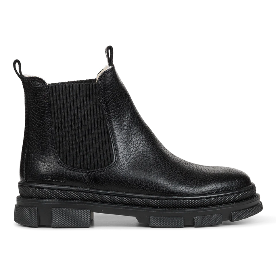 Kids Chelsea Boot Wollfutter - Black