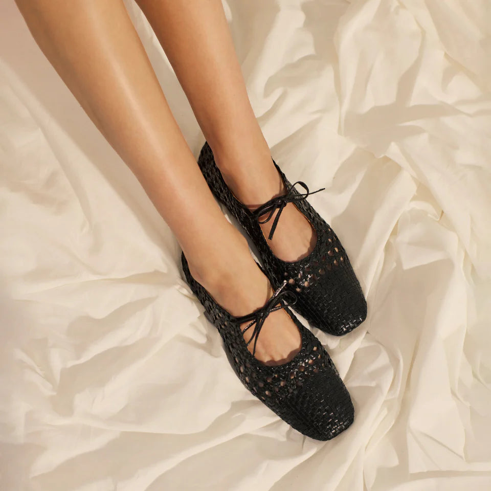 Handgeflochtener Ballerina - Black
