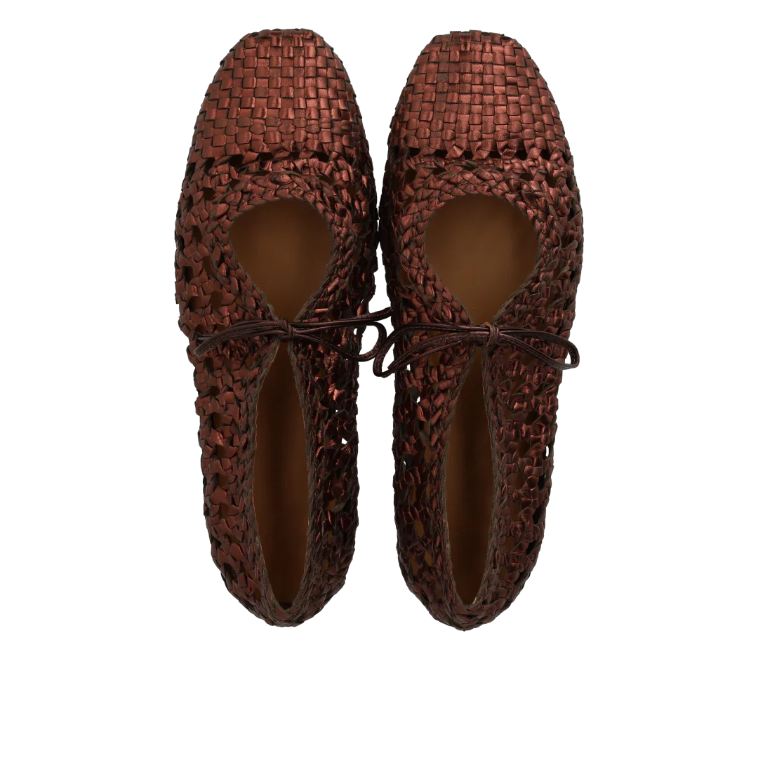 Handgeflochtener Ballerina - Brown